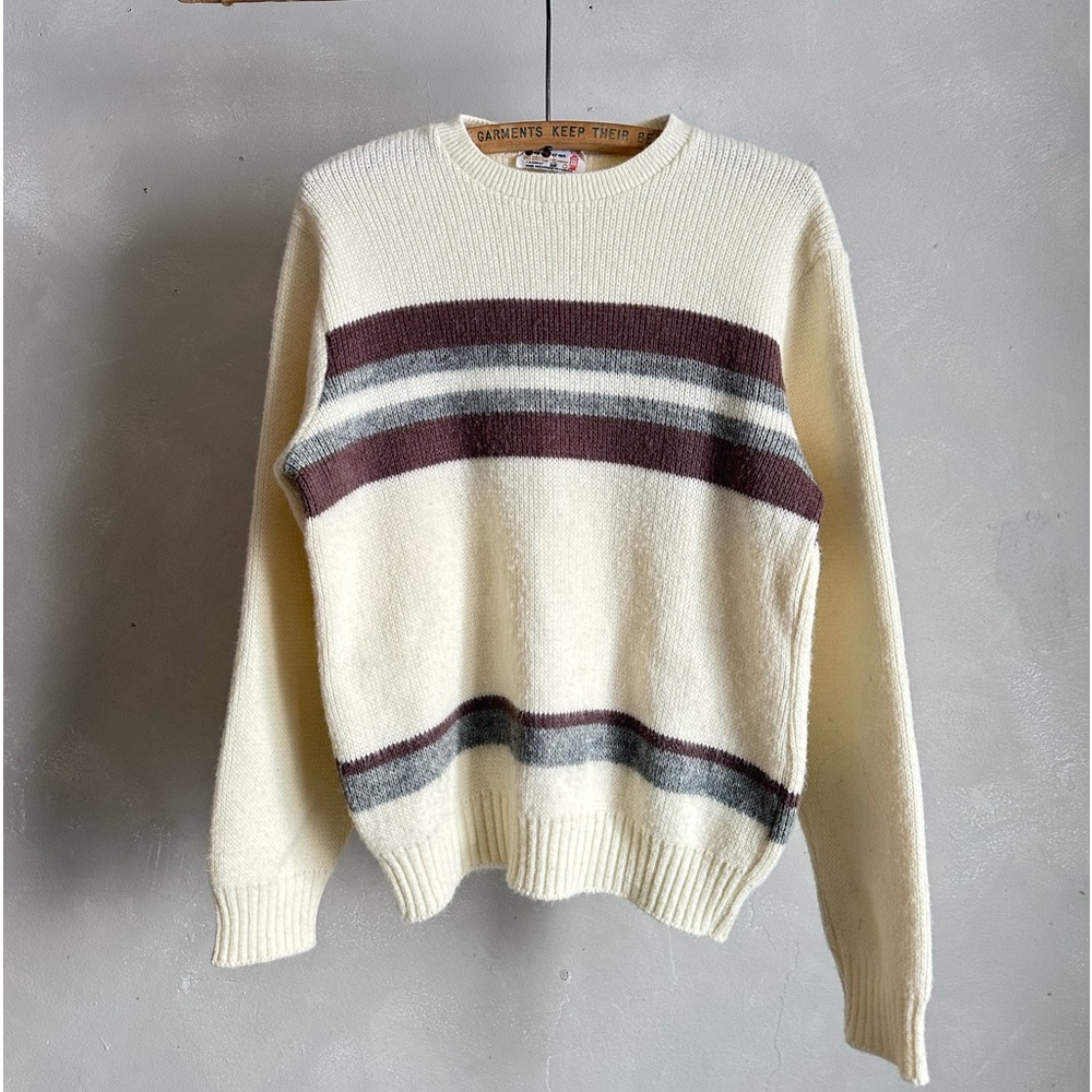 Vintage 1970s Mohair Jay-berma sweater knit pull-over